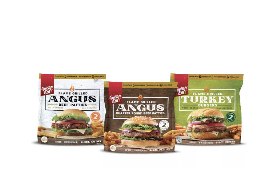 Flame Grilled Burgers Angus Beef Turkey Patties Quick 'N Eat Walmart