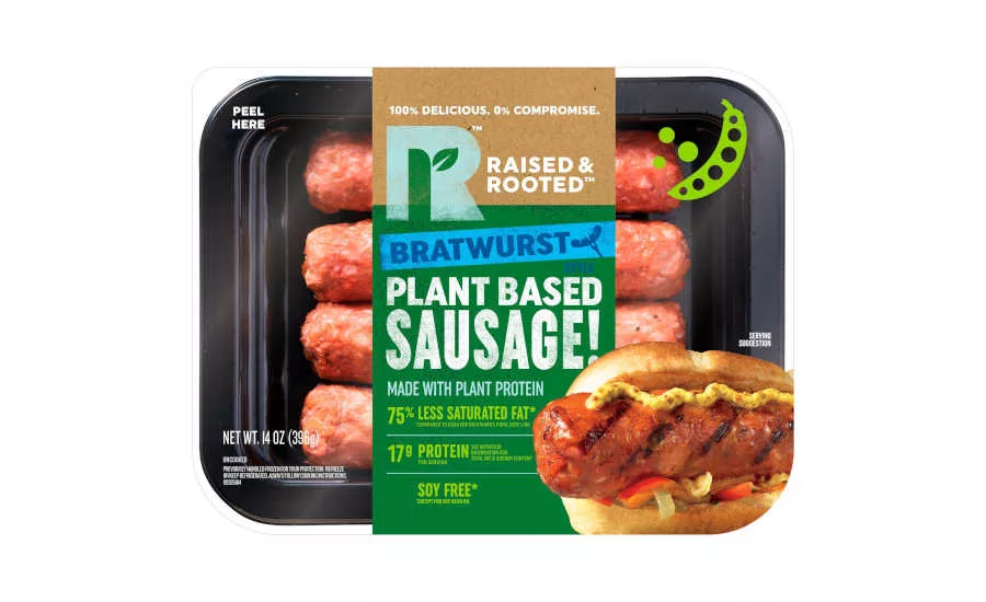 Plant Based Bratwurst Tyson Raised Rooted