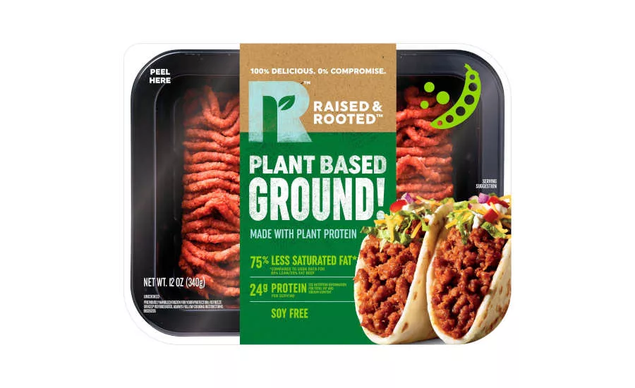Plant Based Ground Meat Tyson Raised Rooted