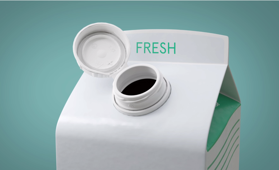 Recyclable Beverage Packaging Tethered Cap Elopak