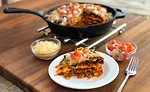 Four Layer Enchilada Plant Based Taco Grounds UNCUT