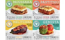 Greek Cuisine Frozen Meals Yaya's Garden Whole Foods