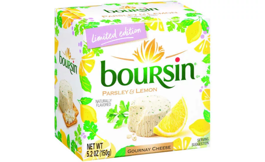 Goat Cheese Parsley Lemon Boursin Packaging Seasonal Limited