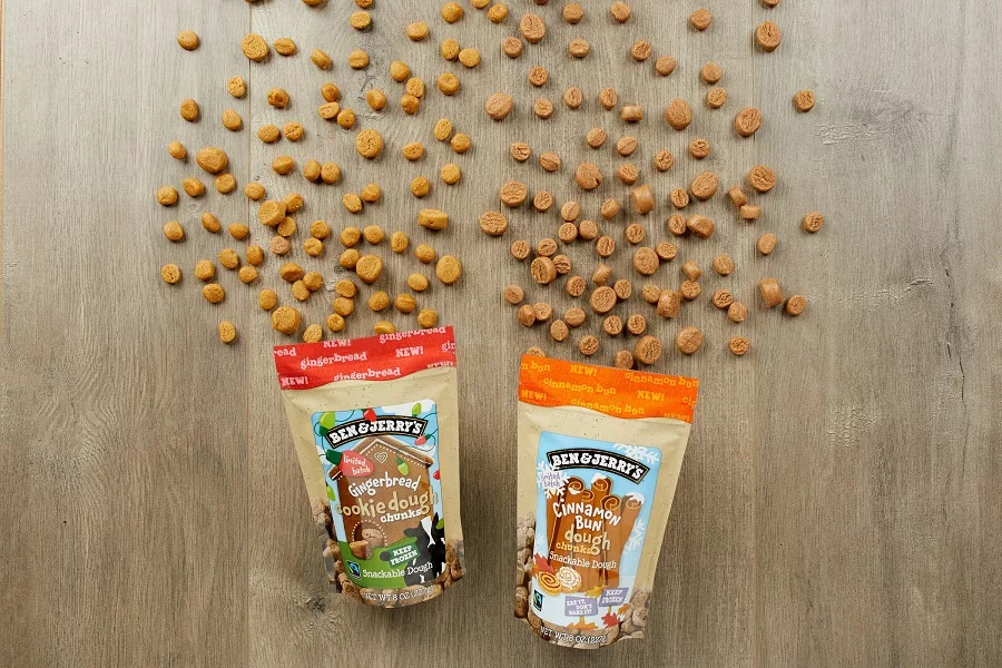 Ben & Jerry's Holiday Seasonal Cookie Dough Snack Chunks