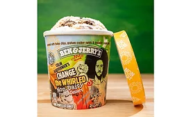 Colin Kaepernick Vegan Ice Cream Ben Jerry Change the Whirled