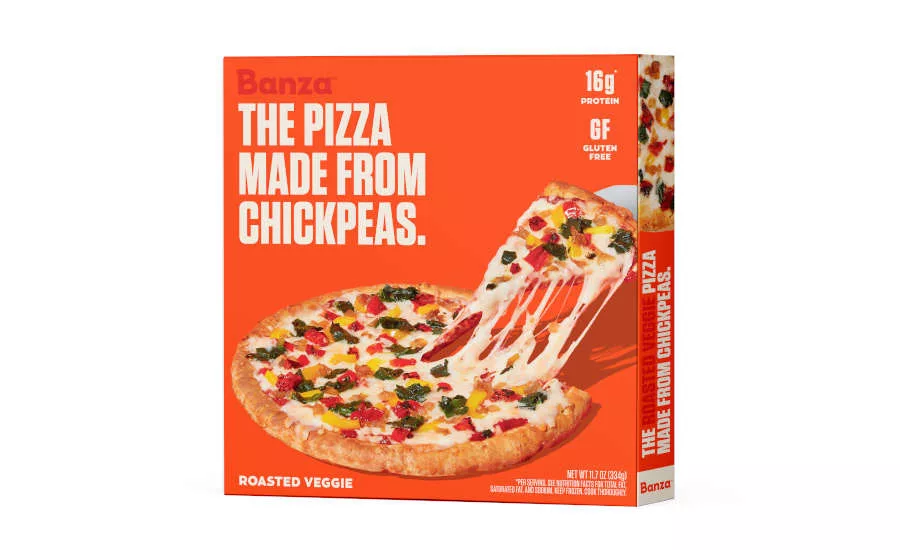 Chickpea Crust Pizza Roasted Veggie Banza Frozen