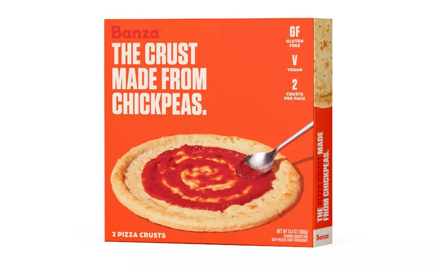 Chickpea Crust Frozen Pizza Banza