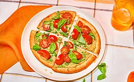 Koya Webb Chickpea Pesto Crust Pizza Banza