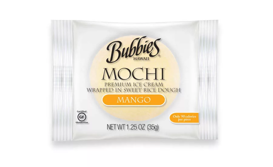 Mochi Ice Cream Bubbies Hawaii Mango Single Serve