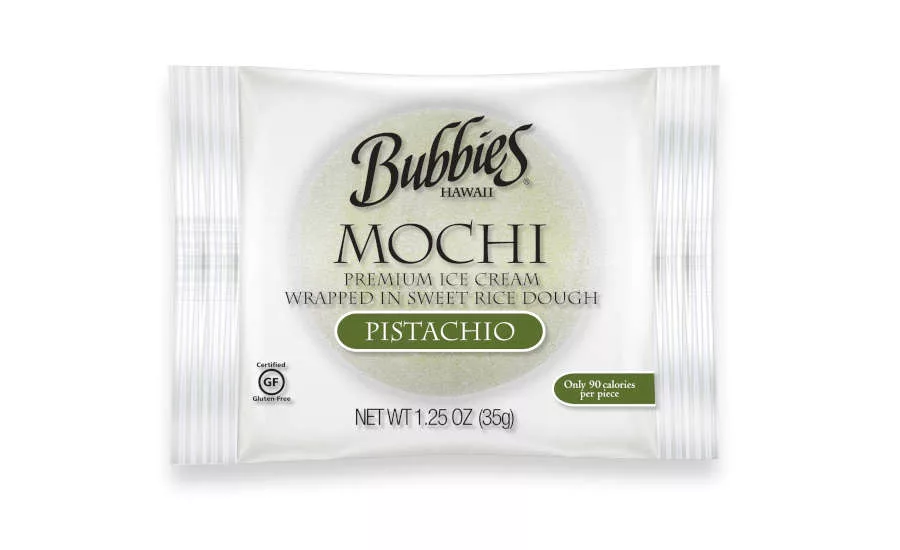 Mochi Ice Cream Bubbies Hawaii Pistachio Single Serve