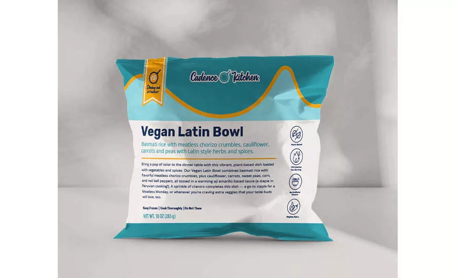 Vegan Latin Dish Bowl Frozen Food Packaging Cadence Kitchen