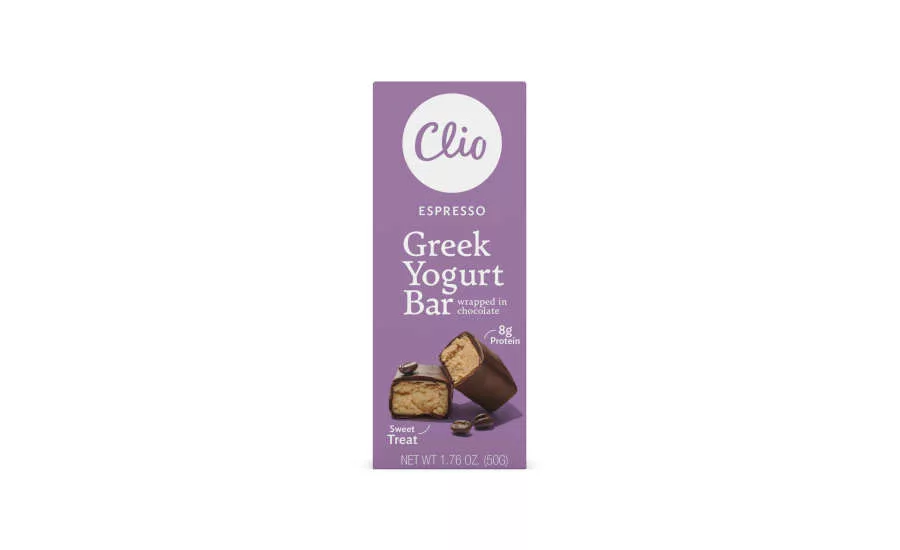 Frozen Greek Yogurt Bars Espresso Clio Snacks