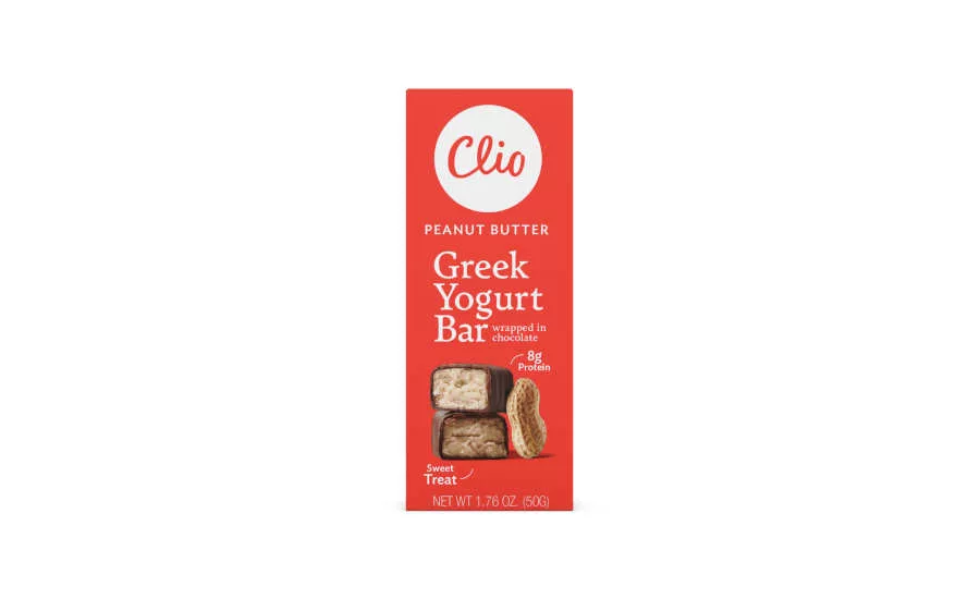 Frozen Greek Yogurt Bars Peanut Butter Clio Snacks