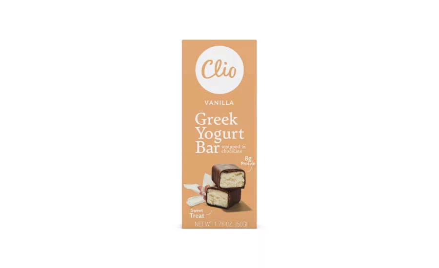 Frozen Greek Yogurt Bars Vanilla Clio Snacks