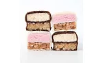Inside Greek Yogurt Coconut Strawberry Chocolate Covered Parfait Snack Bars Clio