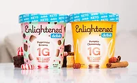 Enlightened Delish Pumpkin Cheesecake Peppermint Brownie Ice Cream Enlightened Delish Pumpkin Cheesecake Peppermint Brownie Seasonal Ice Cream