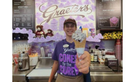 Graeter's Ice Cream Blueberry Pie Cones for the Cure The Cure Starts Now Cancer