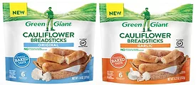 Green Giant Plant-Based Gluten Free Cauliflower Breadsticks Garlic