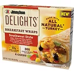 Jimmy Dean Breakfast Wraps JD Delights Southwest Style Frozen