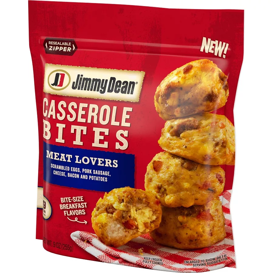 Jimmy Dean Breakfast Casserole Bites Meat Lovers Frozen