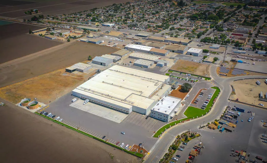 Gonzales California Del Monte Fresh Mann's Produce Processing Plant Fruits Vegetables Arial View