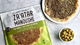 Za'atar Manoushe Middle Eastern Flatbread