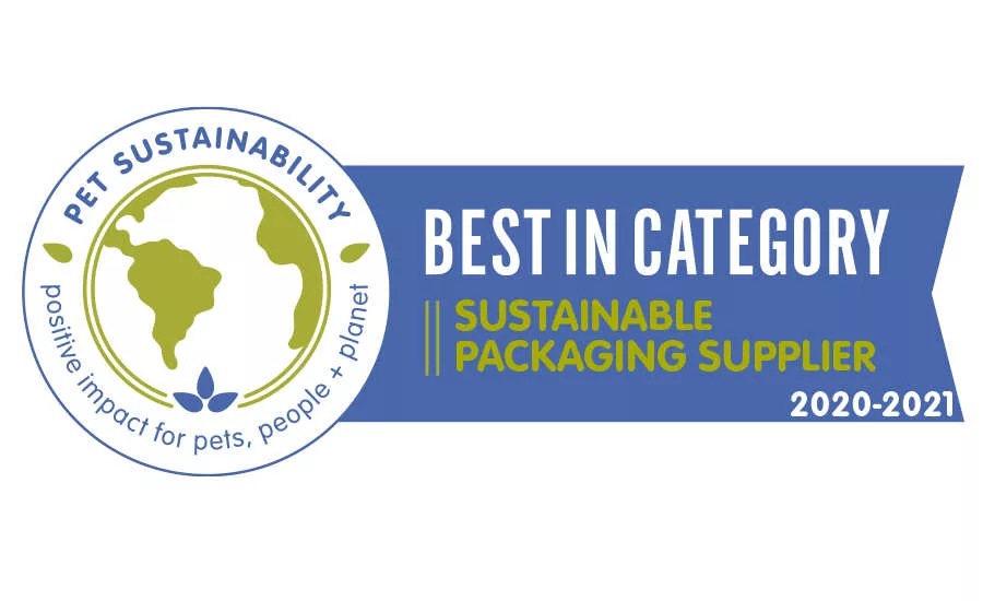 Sustainable Packaging Pet Food Award Morris Packaging