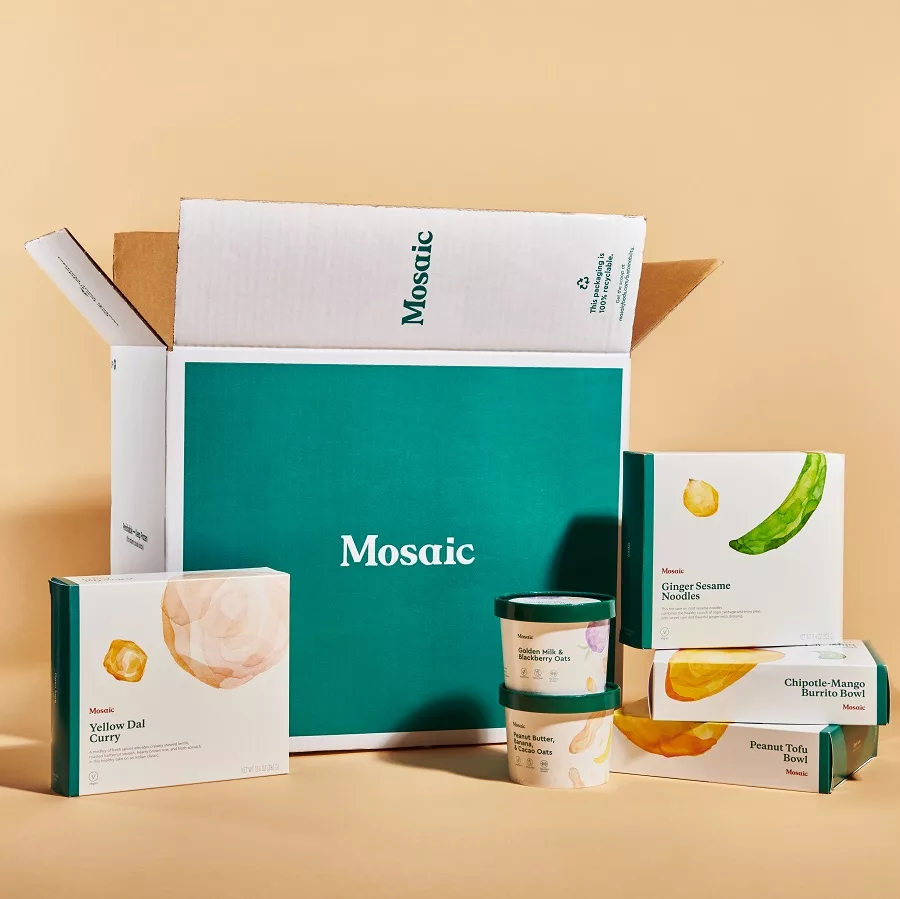 Meal Delivery Direct to Consumer Box Mosaic Foods West Coast Expansion e-Commerce