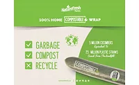 Compostable Sustainable Food Packaging Cucumbers Nature Fresh Farms Compostable Sustainable Food Packaging Cucumbers Nature Fresh Farms
