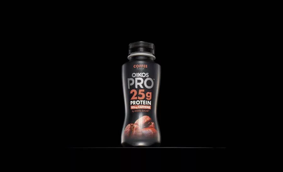 High Protein Functional Yogurt Drinks Oikos Pro Coffee