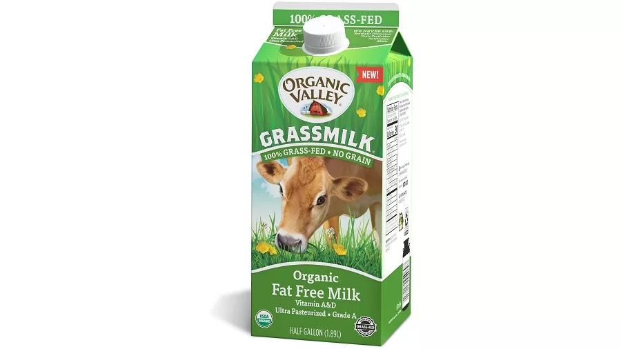 Fat Free Grass Fed Milk Organic Valley