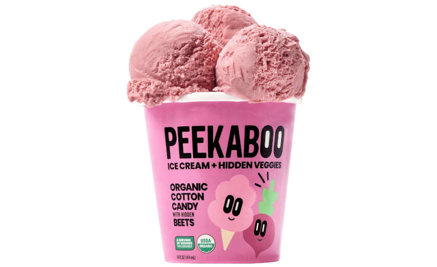 Hidden Veggies Ice Cream Peekaboo Organics Snack Size