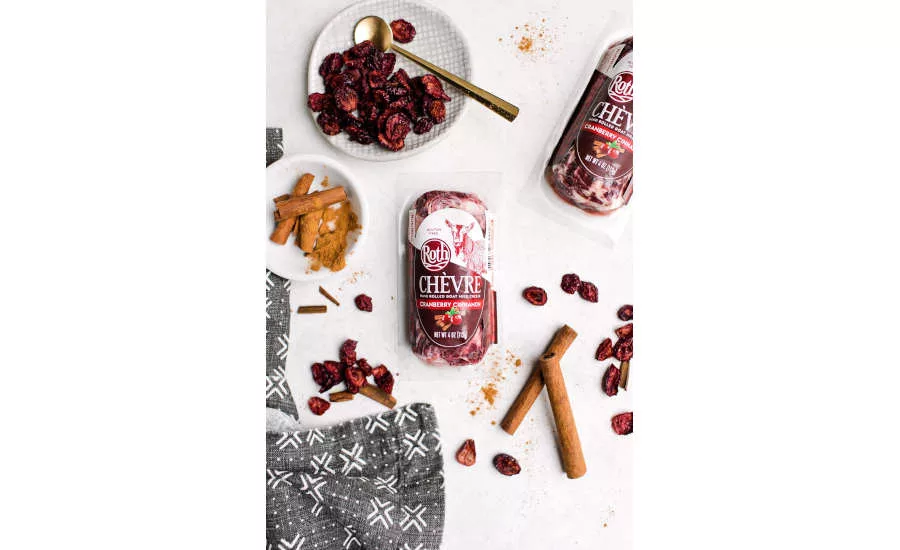 Cinnamon Cranberry Holiday Cheese Chevre Roth