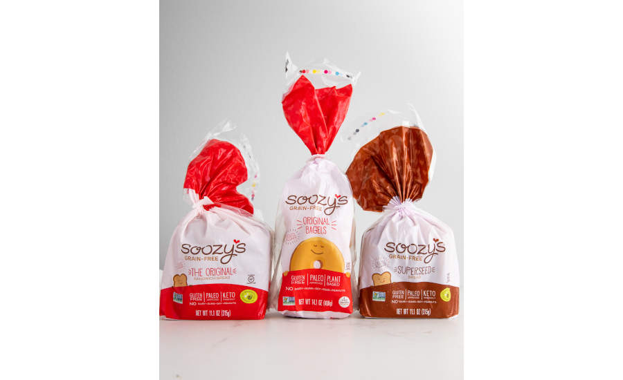 Soozy's Grain-Free Low Carb Gluten Free Plant Based Bagels Bread