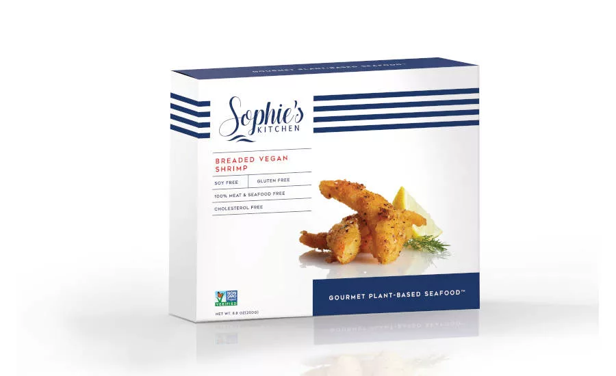 Vegan Plant Based Seafood Breaded Shrimp Frozen Sophie's Kitchen Walmart