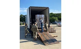 Total Quality Logistics COVID-19 Frozen Food Donations Supply Chain