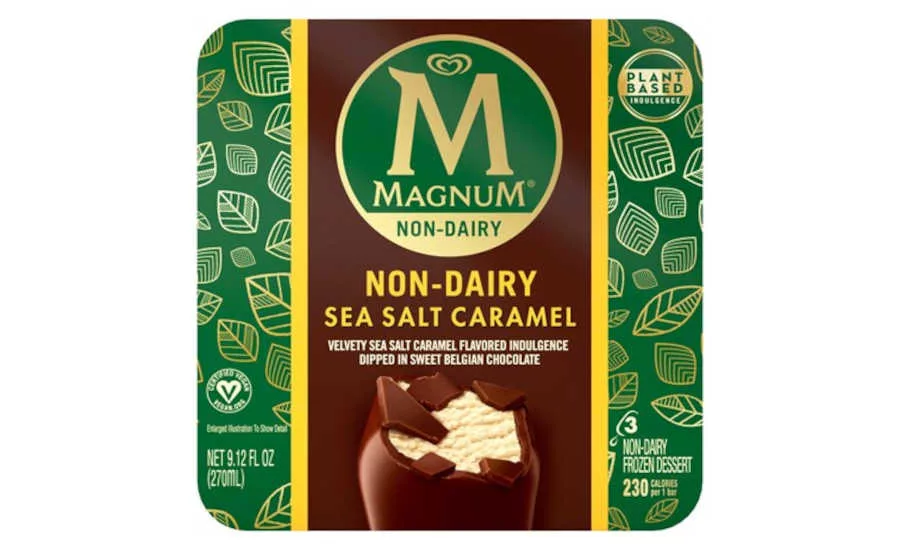Seasonal Fall Dairy Free Sea Salt Caramel Frozen Dessert Bars Magnum