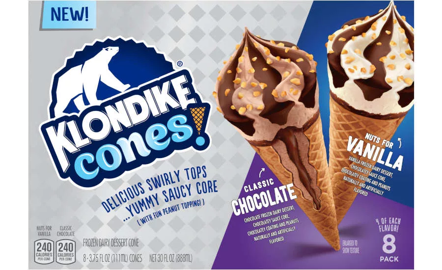 Vanilla Chocolate Nuts Ice Cream Cones Klondike Unilever