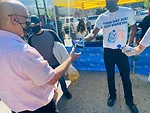 Bronx New York Cruger Avenue Klondike Unilever Handouts Vaccine