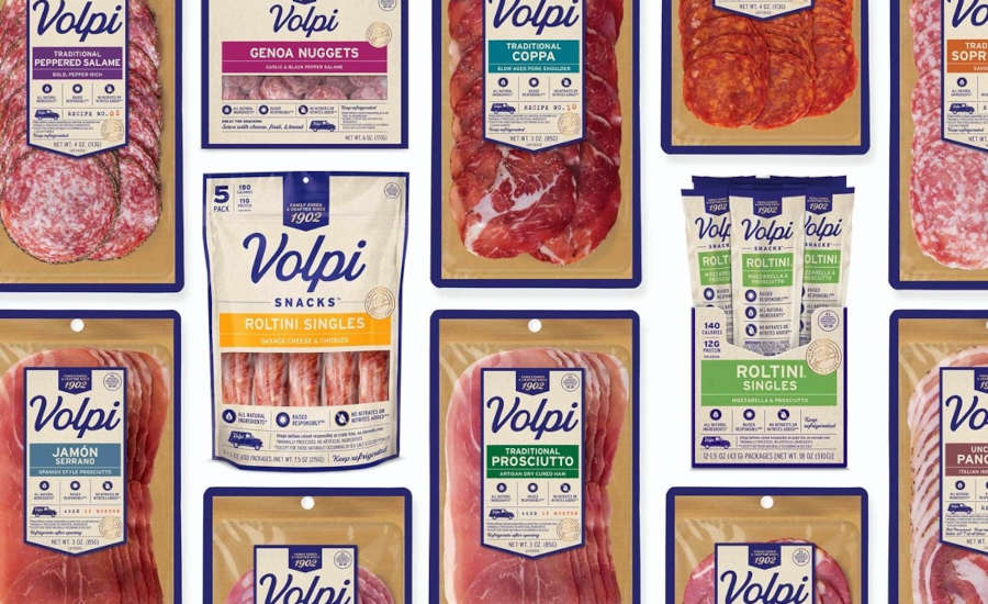 Cured Meats Sliced Lunchmeat Volpi Redesign Packaging