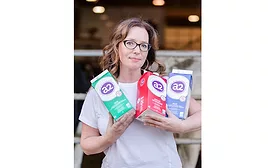 Danielle Pearson Hands Full a2 Milk Canada