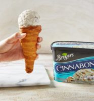 Breyers Cinnabon Cinnamon Roll Ice Cream Cone