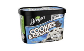 Cookies Cream Breyers Ice Cream Tub