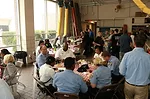 Cargill TGI Fridays Firefighters Eating