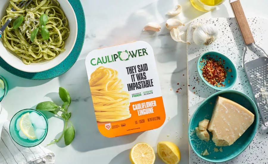 Plant Based Pasta Linguine Pappardelle Cauliflower Caulipower Box