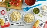 Plant Based Pasta Linguine Pappardelle Cauliflower Caulipower Table