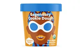 Plant Based Dairy Free Frozen Dessert Coconut Bliss Cookie Dough Redesign