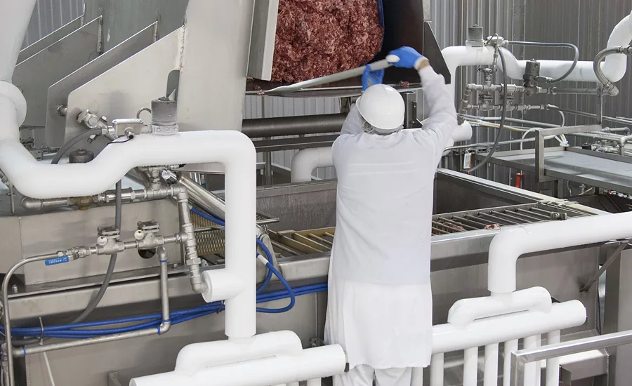 Praxair Meat Mixing injection system