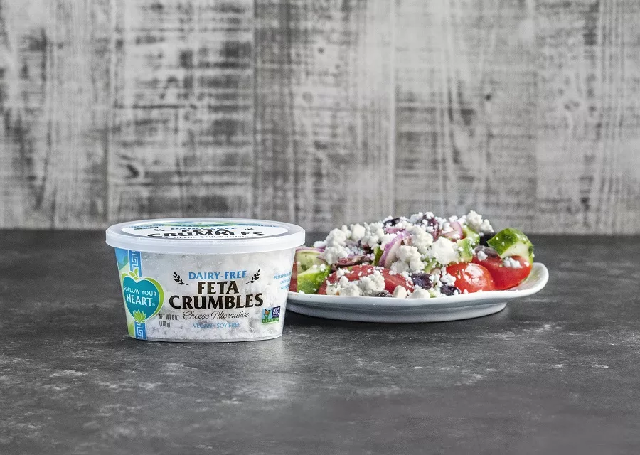 Follow Your Heart Feta Crumbles Salad