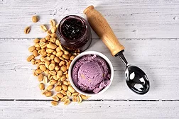 Graeter's Peanut Butter & Jelly Ice Cream 